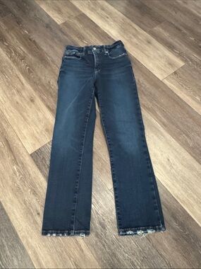 Good American Dark Blue Bootcut Jeans